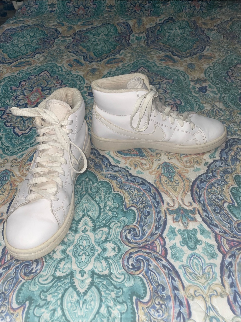 Nike White High-Top Sneakers